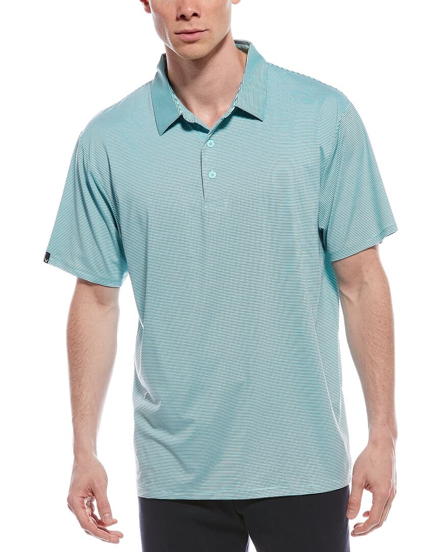 Callaway Premium Fineline Polo Shirt Mens Blue S 6590₽