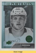 2017-18 Upper Deck Portraits Rookies Green Jake Dotchin #P-72 READ 0e3