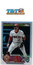 Nick Ahmed 2023 Topps Chrome Update Refractor #USC29 Arizona Dbacks 32a