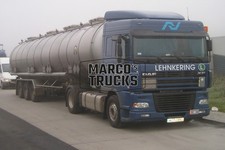 Truck photo DAF XF Tanker semitrailer Poland blue LEHNKERING #b8lf