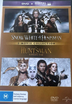 Snow White & the Huntsman / the Huntsman-Winter's War (DVD+DIGITAL UV) NEW R-2,4