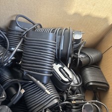 Lot Of 10x Genuine Dell 45W Small Pin Slim AC Adapter Charger With Cables