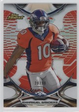 2015 Topps Finest Red Refractor 29/99 Emmanuel Sanders #69 gp3