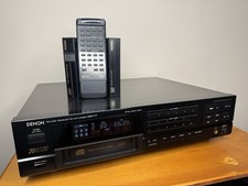 Denon DCM-777 6 disc CD player with remote - Serviced, tested, works