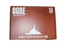 Ogre Miniatures Set 1 GAMA 2018 Retailer Box HTF Steve Jackson Games OOP Complet
