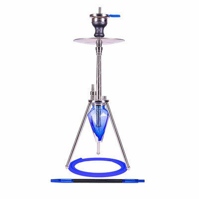 UNIO Hookah 001.01 Modern European Hookah Complete Set Made in Germany (Blue)