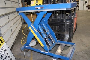 Vestil EHLT-2448-4-43 Scissor Lift Table 4000 lb Cap 115V 48"X24"X41"
