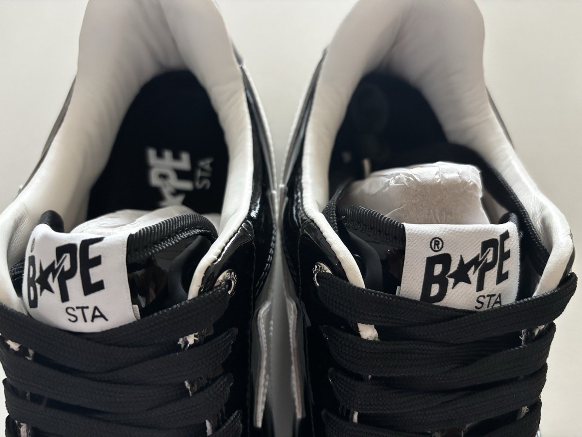 Authentic a bathing ape bape bape sta #1 black men