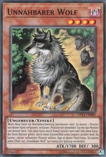 YuGiOh Unnahbarer Wolf OP11-DE009 Super Rare Good unl.