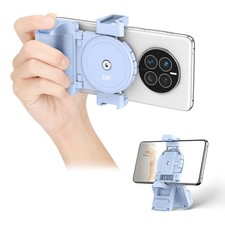 JJC Phone Camera Grip with Wireless Remote, Smartphone Handle Blue
