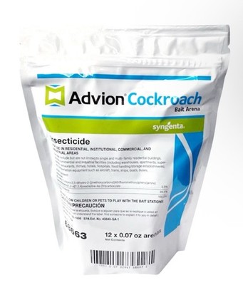 Advion Cockroach Killer Station 12 Pack Indoor and Outdoor Use Pest Control Bait