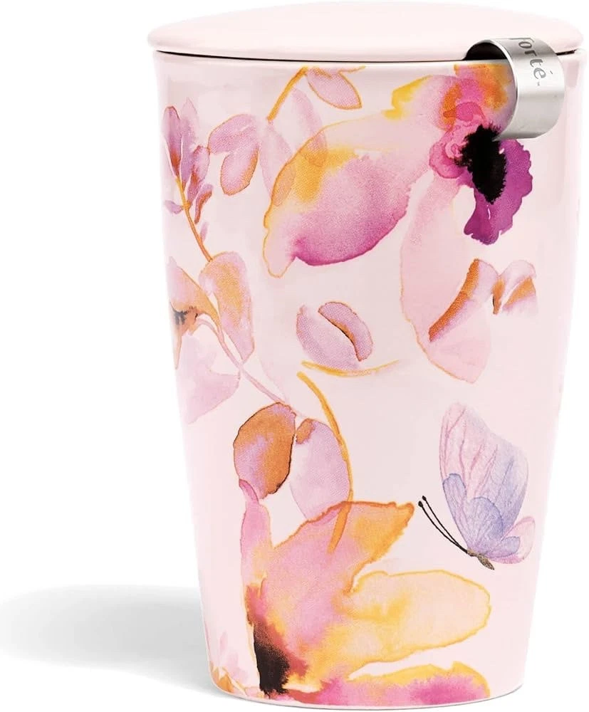 Tea Forte Kati Cup Mariposa, Ceramic Tea Infuser Cup with Infuser Basket and Lid
Opens in a new wind