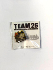2019 PIN BADGE 6 TADAHITO IGUCHI TEAM 26 MEMBER OF CHIBA LOTTEE MARINES
