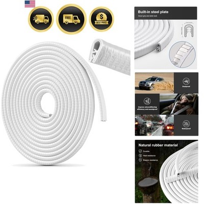 Car Door Edge Guards Rubber Seal Protector 32Ft U Shape Edge Trim for SUV