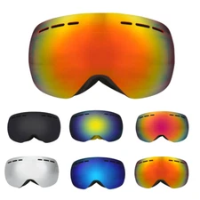 Ski Goggles Anti-Fog UV400 for Men Women Layer Winter Snowboard Protect Lenses