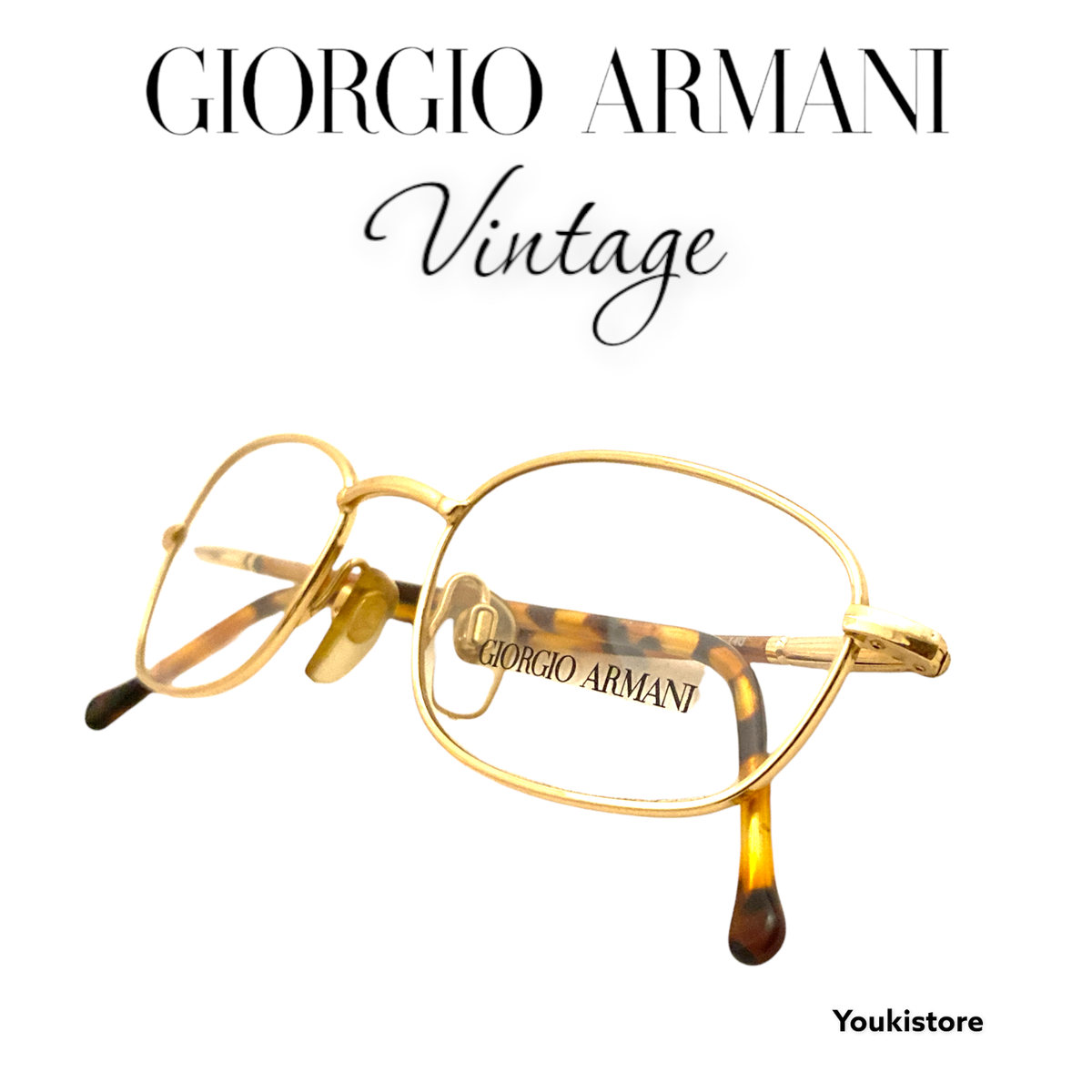 GIORGIO ARMANI occhiali da vista 246 743 50 19 140 VINTAGE 90s