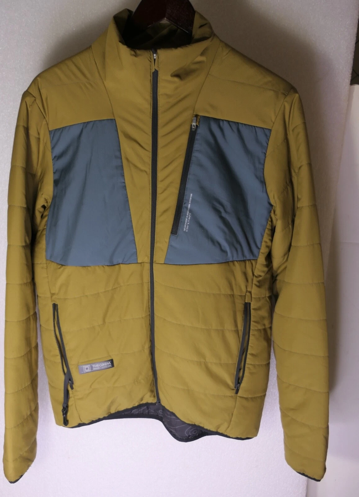 THEOREM L1 DURABLE GOODS MENS USA SIZE MEDIUM DYER JACKET MUSTARD