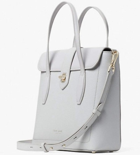 Kate Spade North South Essential Mini Tote Crossbody Gray Small Leather - Picture 7 of 11