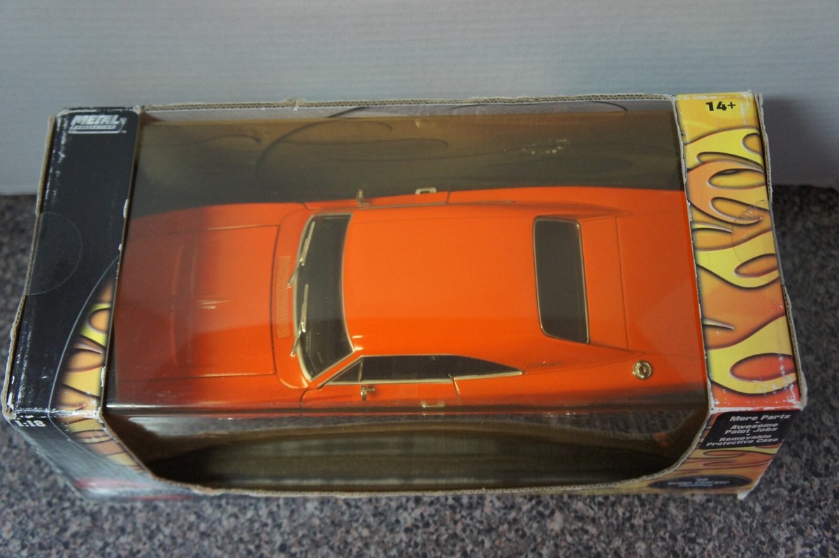 No114 ミニカー1/18 69 Dodge Charger Modified Hot Wheels 1:18 1969 Dodge Charger Modified Car Orange With