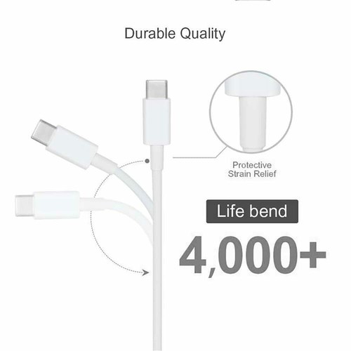 White Super Fast Wall Charger 25W 3FT Type C Cable For Samsung S21+S22 S23 Ultra - Picture 9 of 11