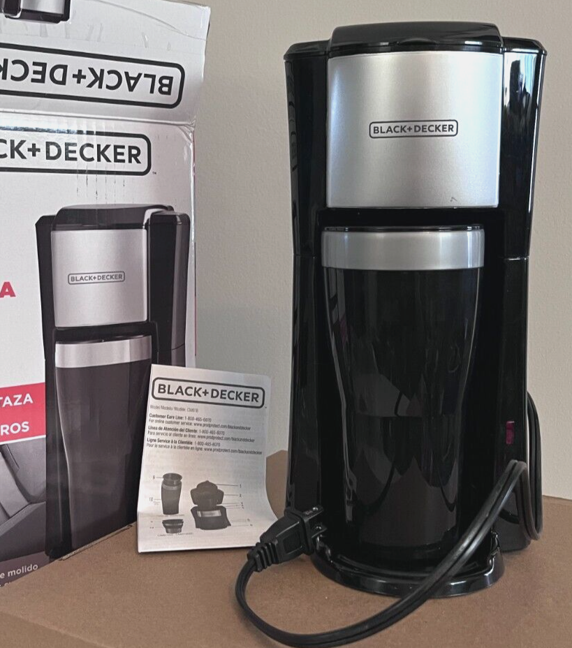 Black and Decker Single Serve Coffeemaker Coffee Mug Automatic Maker Cup