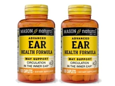 Mason Natural Ear Health Plus w/ B Vitamins Ringing Ears Relief Pack 200 Tablets