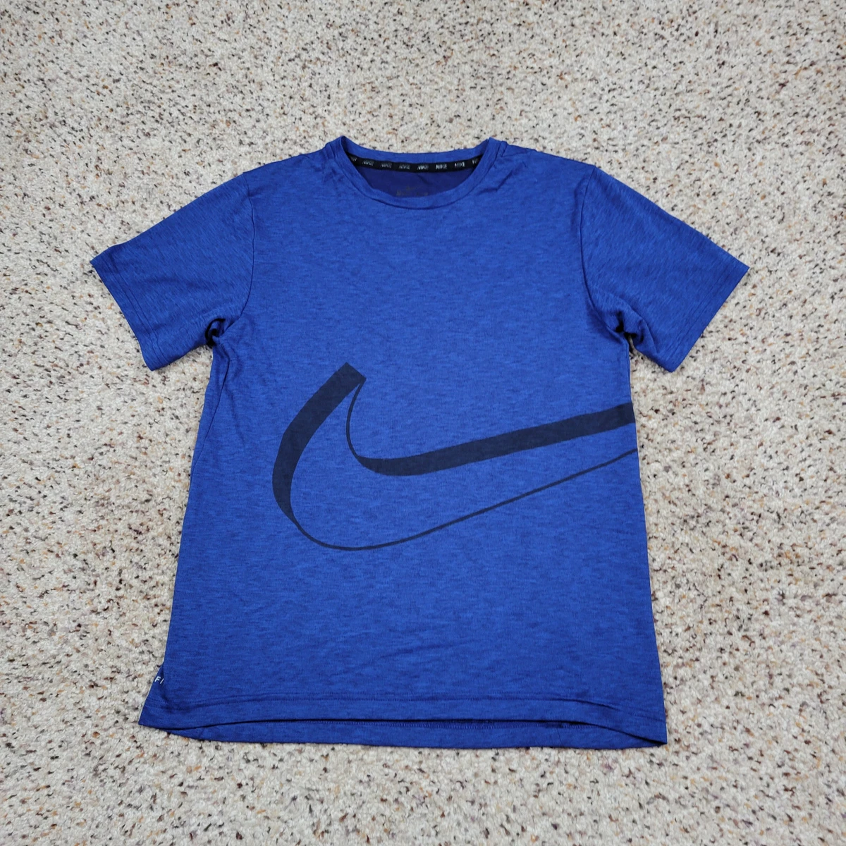 Blue nike hotsell shirt boys