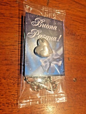 Ciondolo cuore Perugina Buona Pasqua 100% Made in Italy