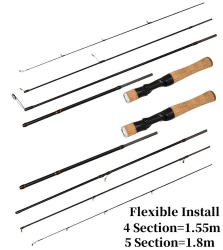 Fishing Rod Carbon Fiber Spinning/casting Fast Trout Fishing Rods 1.55m-1.8m Rod - Picture 34 of 41