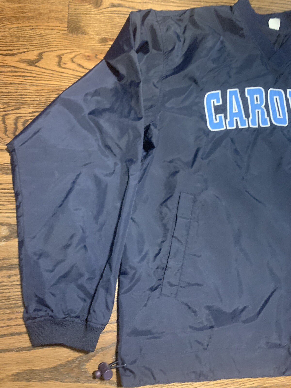 Blue Lightweight Large Pullover Nylon Windbreaker… - image 3