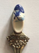 Vintage Souvenir Spoon Collectible Holland Clog