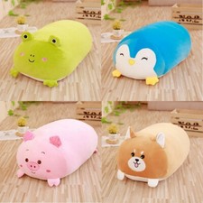 Soft Plush Pillow Cute Cat Animal Cartoon Sleeping Cushion Lumbar Pad Gifts Toy