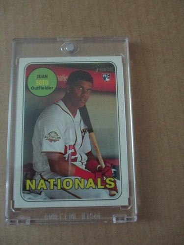 2018 Topps Heritage Juan Soto High Numbers #502 Rookie - Picture 2 of 6