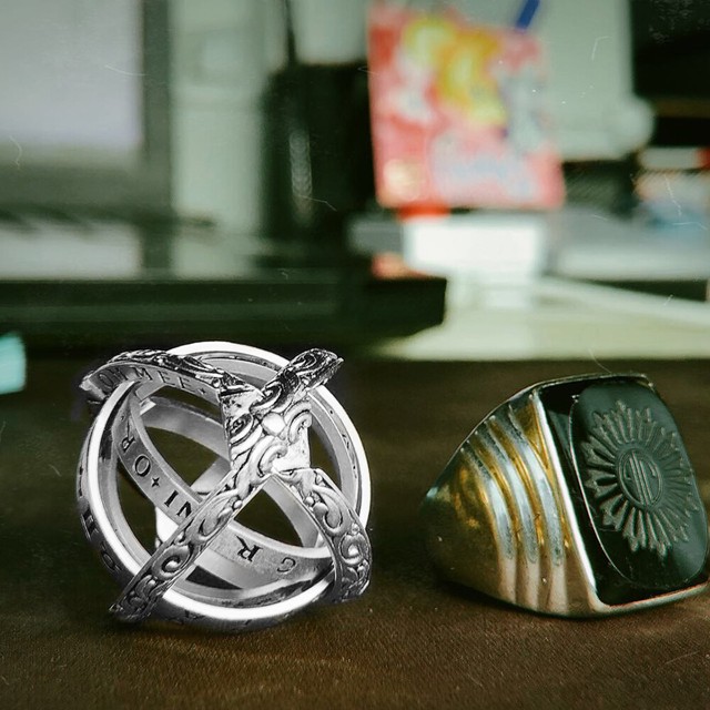 Stainless Steel Armillary Sphere Ring That Unfolds Into Astronomical Sphere Ring eBay