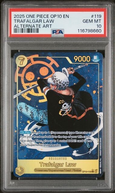 PSA10 トラファルガー・ロー　オンラインリージョナブル　英語版 PSA10 トラファルガー・ロー オンラインリージョナブル 英語版