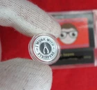 I work with Strippers (blk) Electrician 1 Gram .999 Fine SILVER Proof CoLoR Coin
