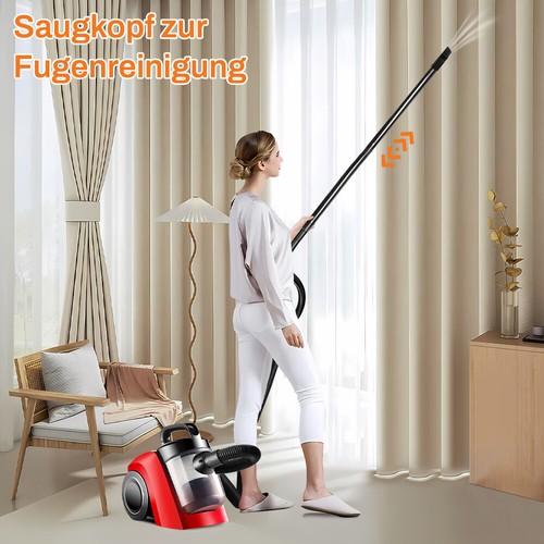 1000W Staubsauger Bodenstaubsauger HEPA Filter Zyklon Beutellos Saugklasse 17KPA - Bild 16 von 19