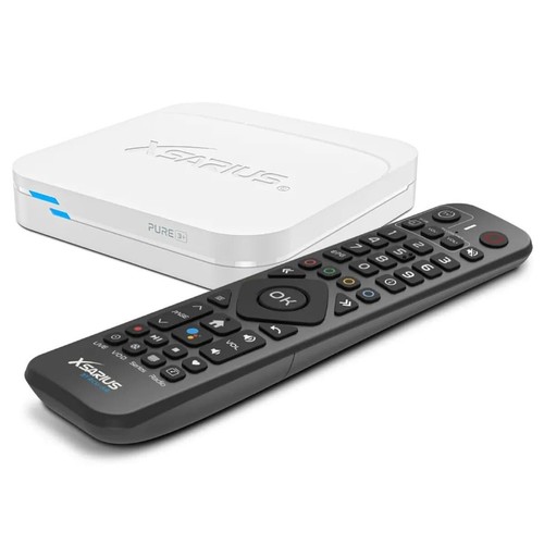 Xsarius PURE 3+ 4K Dual-WiFi Android IP-Receiver mit Sprachfernbedienung Weiß - Bild 5 von 6