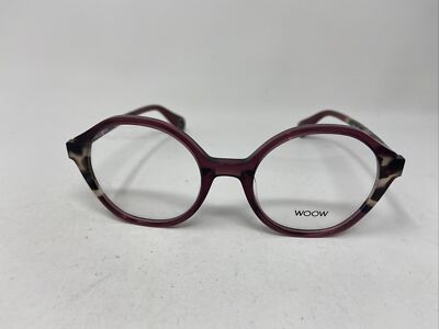 WOOW STAND OUT 1 49/19/140 1128 PURPLE GRAY TORTOISE EYEGLASSES FRAME IH19