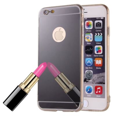 Apple iPhone 6 / 6s Handy Hülle Spiegel Mirror Soft Case Schutz Cover Schwarz