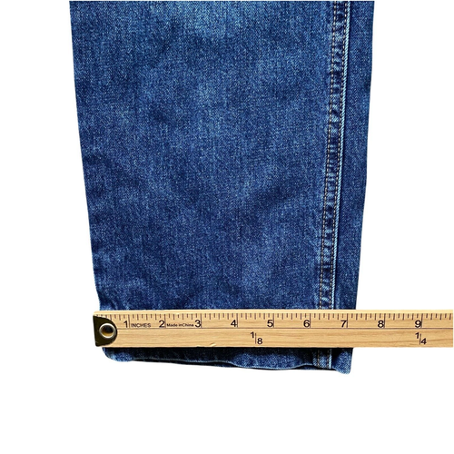 Gap Jean Bib Overalls Size L /10-11 Blue Denim Baggy Relaxed Casual Travel - Picture 6 of 11