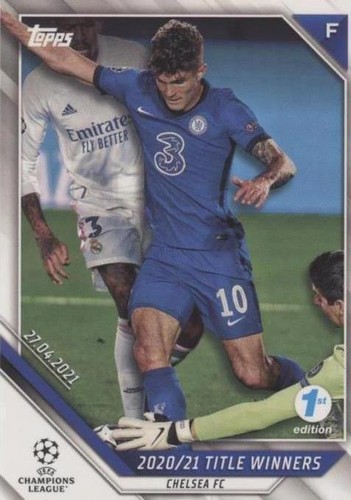 2021-22 Topps UEFA Champions League CHRISTIAN PULISIC Title
