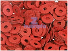 Arandela plana métrica estándar de fibra aislante roja de 20 ~ 100 piezas M3 5 6