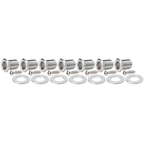 NEW Grover 502 LOCKING 7-String Tuners L3+R4 Modern Gibson Les Paul 3x4 - CHROME - Picture 3 of 5