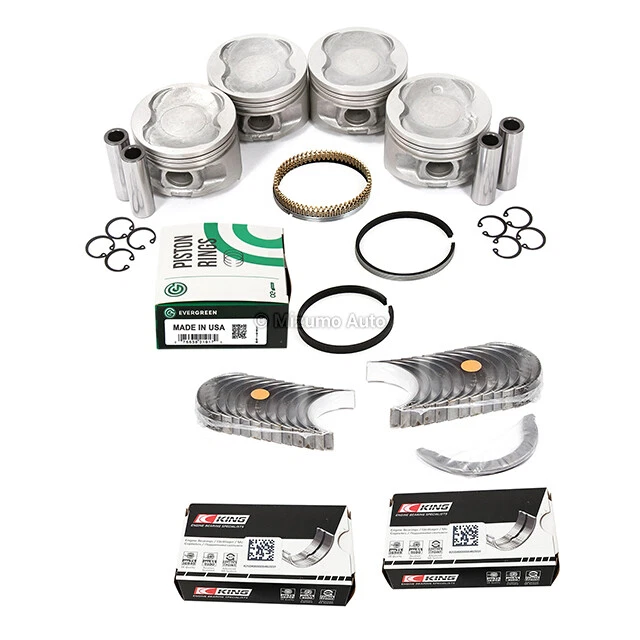 Pistons Main Rod Bearings Fit 90-99 Toyota Celica Camry MR2 2.2L 5SFE - Image 2 of 4