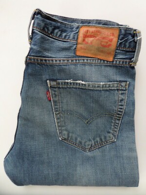 Levi's 504 / 29990 jeans regular straight leg W33 L32 mid blue denim LEVB891