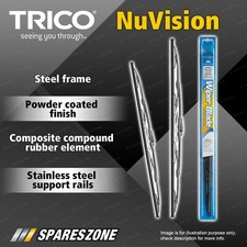 Front Trico Nuvision Wiper Blades for Honda Fit GD Jazz GD 2002-2007