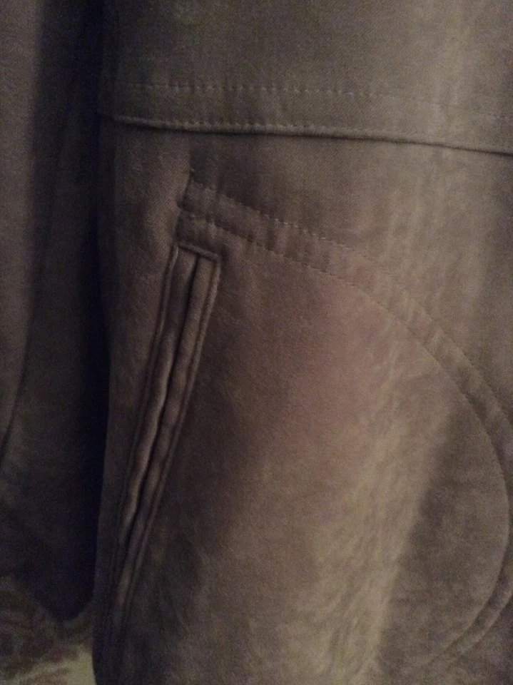 Camisa/chaqueta vintage Jessica Holbrook fácil cuidado lavanda pálida L informal Foto 3 de 4