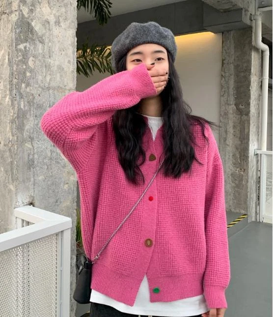 OFF WHITE Cardigan donna maglione primavera maglieria cappotto manica lunga colletto rotondo top chic