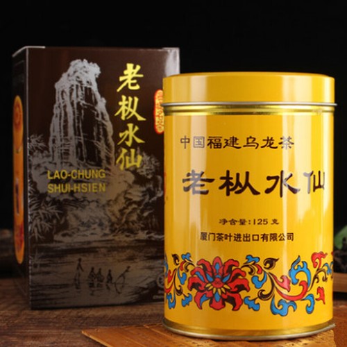 Old Bush Rock Tea Sea Dyke Lao Cong125g  Shui Xian Oolong Tea Fujian Wuyi - Afbeelding 1 van 20